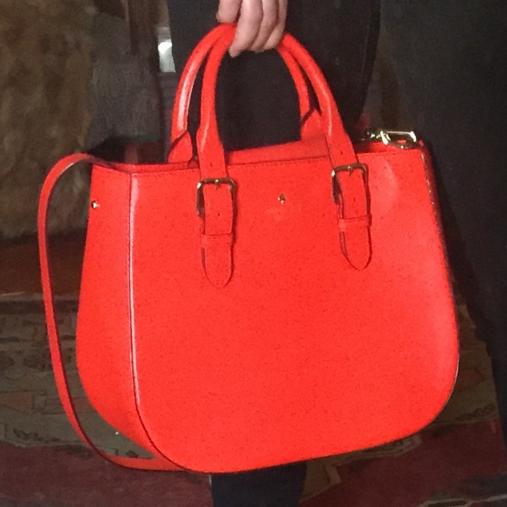 Neon Orange Kate Spade Bag